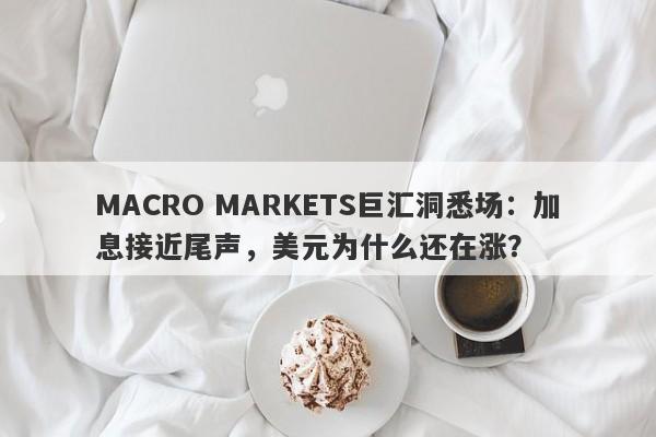 MACRO MARKETS巨汇洞悉场：加息接近尾声，美元为什么还在涨？