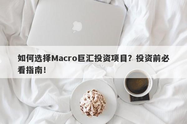 如何选择Macro巨汇投资项目？投资前必看指南！