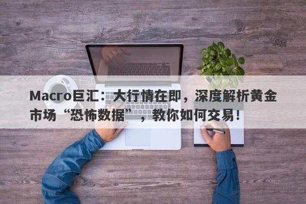 Macro巨汇：大行情在即，深度解析黄金市场“恐怖数据”，教你如何交易！