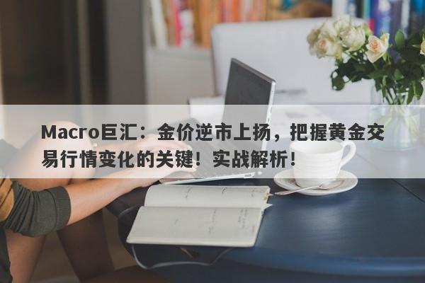 Macro巨汇：金价逆市上扬，把握黄金交易行情变化的关键！实战解析！