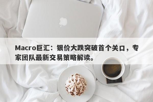 Macro巨汇：银价大跌突破首个关口，专家团队最新交易策略解读。