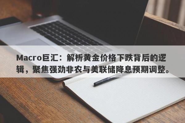 Macro巨汇：解析黄金价格下跌背后的逻辑，聚焦强劲非农与美联储降息预期调整。