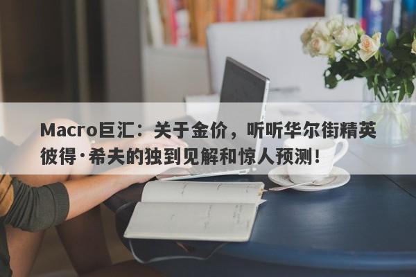 Macro巨汇：关于金价，听听华尔街精英彼得·希夫的独到见解和惊人预测！