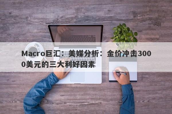 Macro巨汇：美媒分析：金价冲击3000美元的三大利好因素