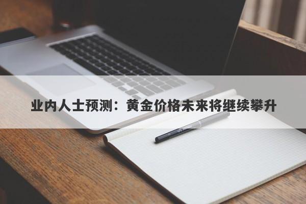 业内人士预测：黄金价格未来将继续攀升