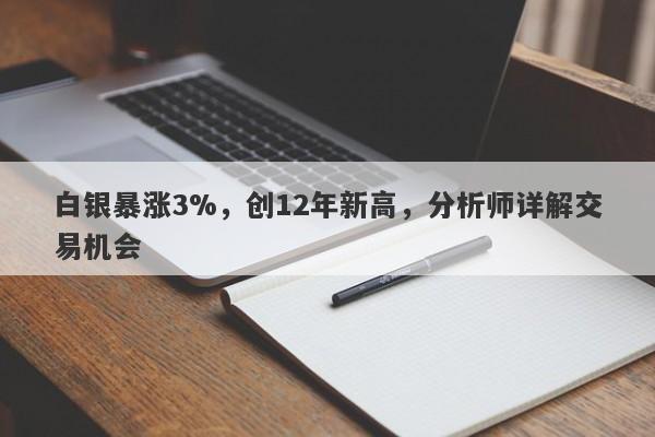 白银暴涨3%，创12年新高，分析师详解交易机会